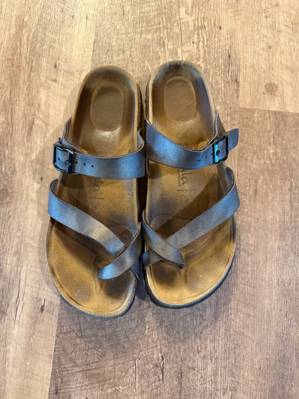 Women Betula licensed by Birkenstock Double-Strap Toe Loop Sandals - Black